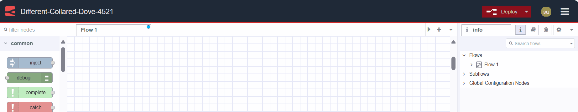 Node-RED Editor Header Node-RED Editor Header