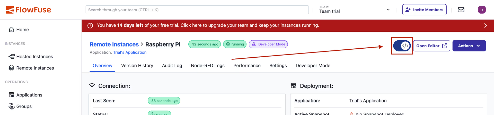 Developer Mode